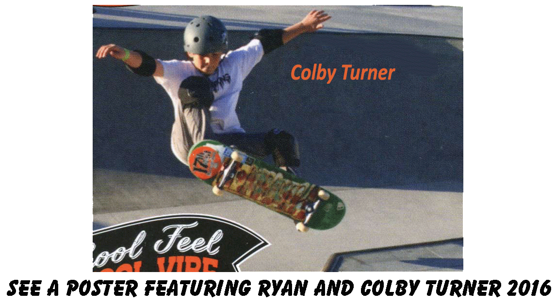 a poster featuring Ryan and Colby Turner 2016