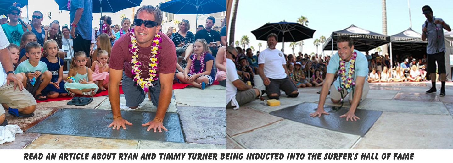 Ryan and Timmy Turner inducted into the Surfer's Hall of Fame